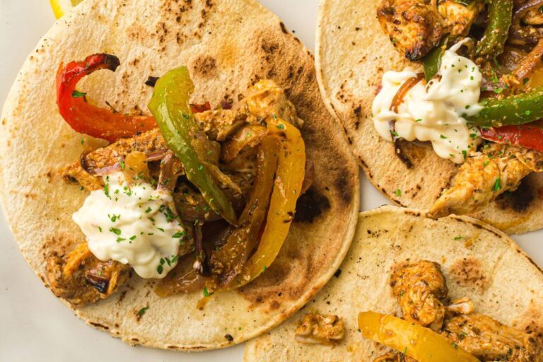 Easy Air Fryer Chicken Fajitas
