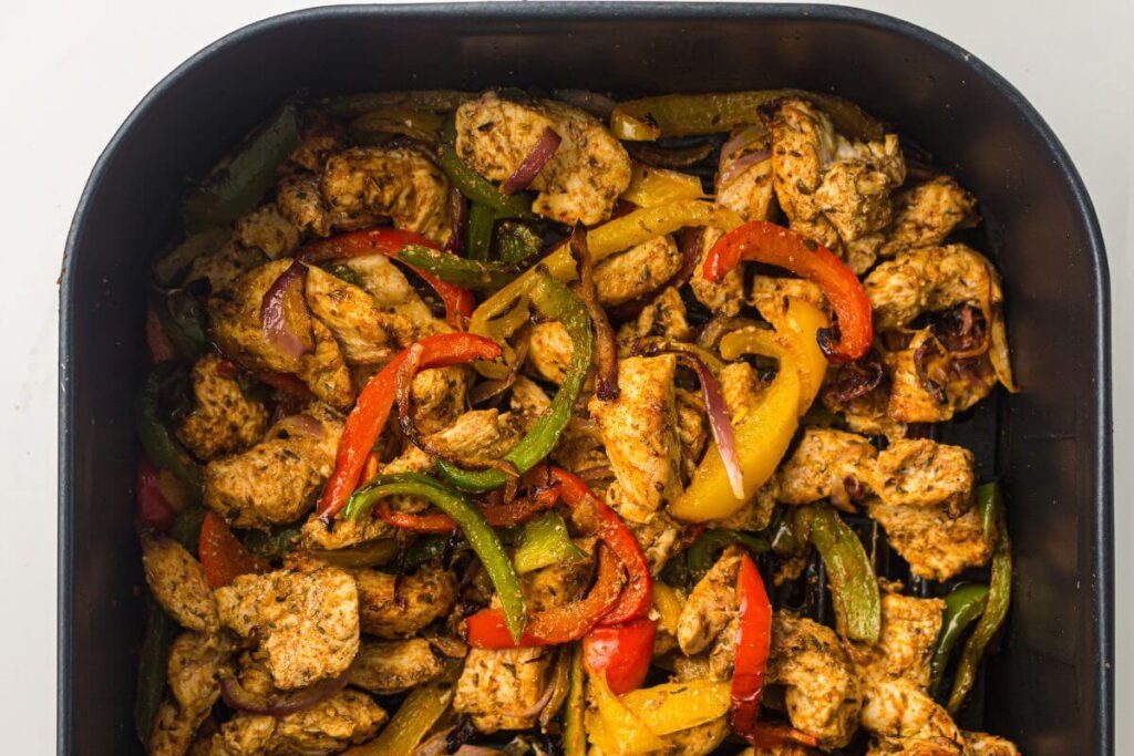 Easy Air Fryer Chicken Fajitas Easy Air Fryer Chicken Fajitas Meal