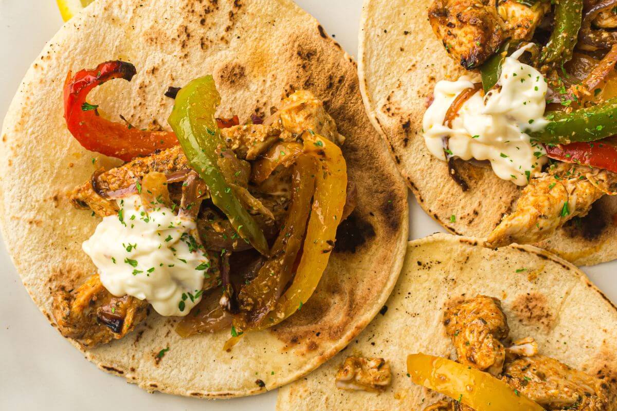 Easy Air Fryer Chicken Fajitas
