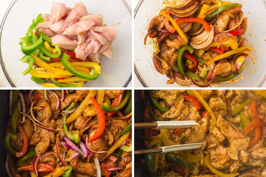 Easy Air Fryer Chicken Fajitas How To Make Chicken Fajitas In The Air Fryer