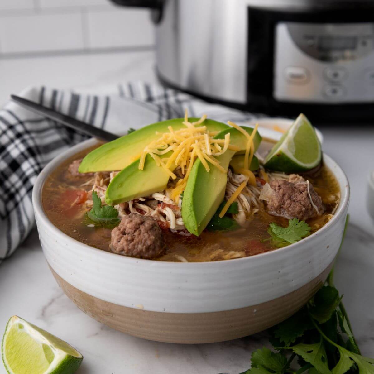 Crockpot Slow Cooker Taco Soup